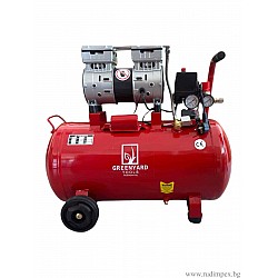 Compresor de aer, pe baza de ulei, silentios, Greenyard 50l / 750W / 1CP - JN750