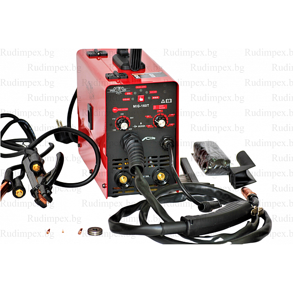 3 în 1. Aparat de sudură cu alimentator de corp și invertor cu funcție LIFT TIG (Argon), 160T, 6,8 kVA, 160A, combinat, MIG/MMA/LIFT TIG