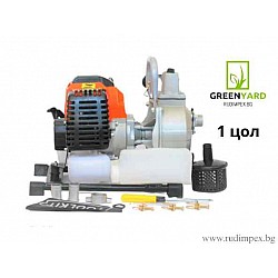 Pompă de apă pe benzină de 1 inch pentru udare și drenaj GREENYARD | Rudimpex - GYWP521N