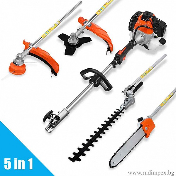 Mașină de tuns iarbă multifuncțională pe benzină 4 în 1 - 52 cc 2,2 kW | Rudimpex.com - GY410