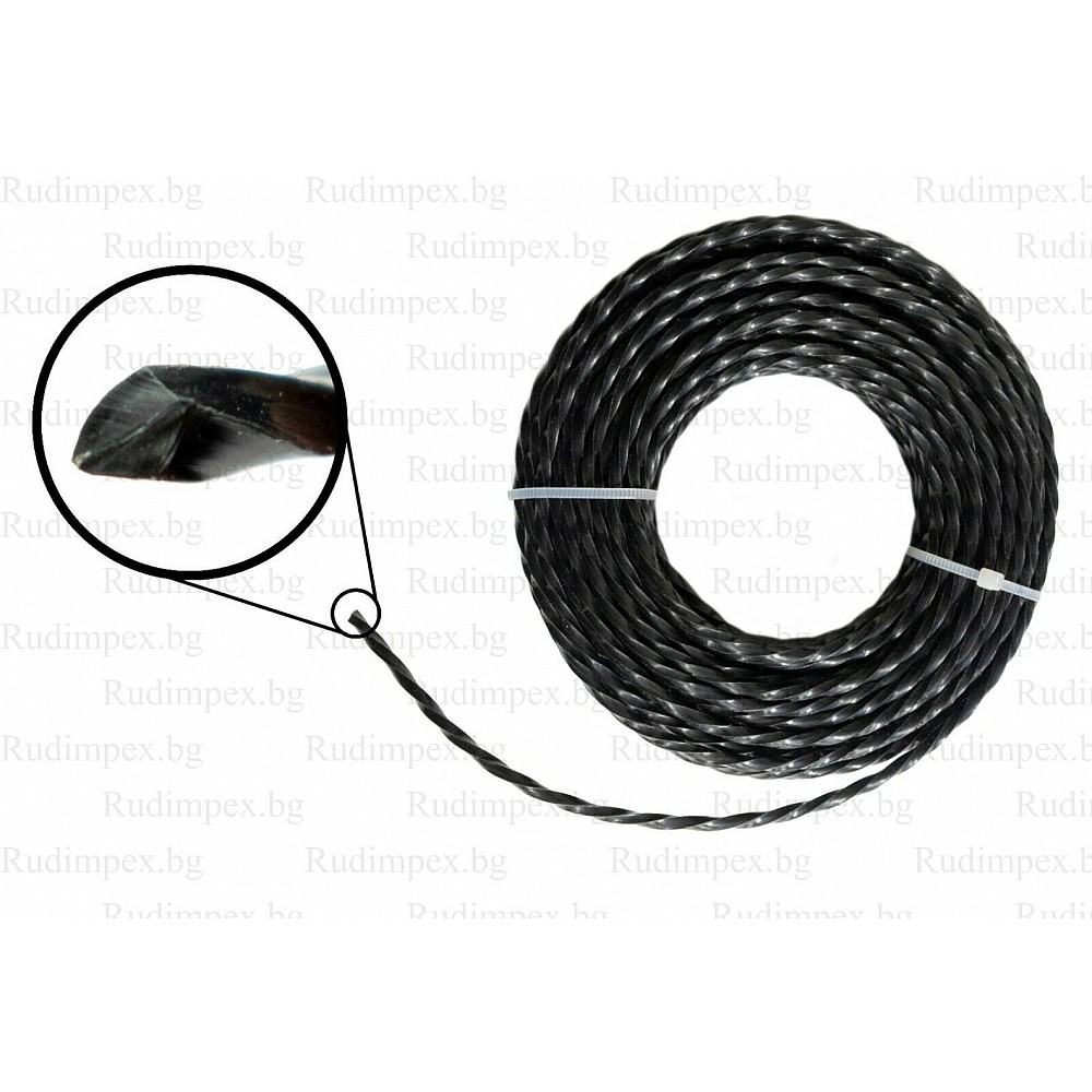 Cablu de rezervă - cadou pentru tuns iarba Greenyard Tools - rotund de 2,4 mm - 15 metri
