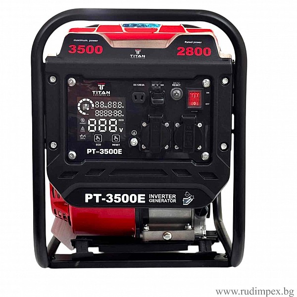 Generator invertor TITAN PT-3500E, 3,5 kW, benzină